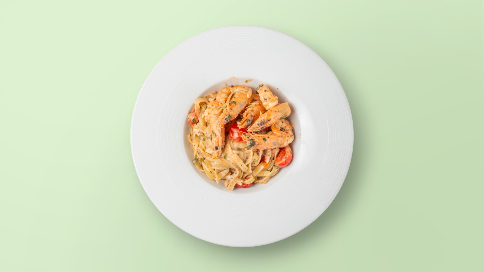 TALIATELE ME KARKALECA & TARTUF / Tagliatelle with Shrimps & Truffle